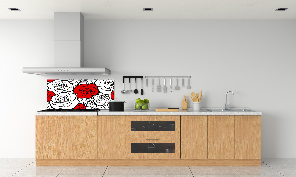 Crédence de cuisine Roses