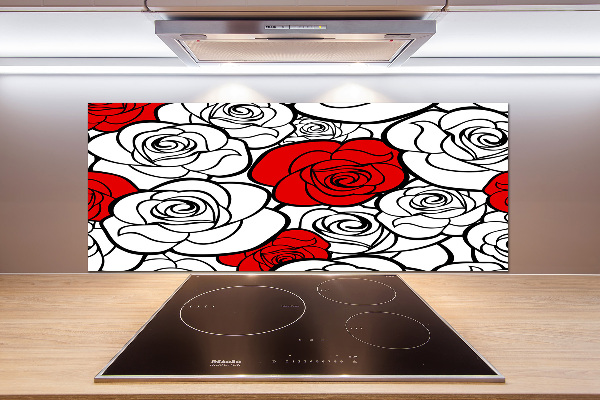 Crédence de cuisine Roses
