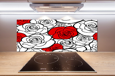Crédence de cuisine Roses