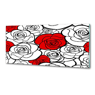 Crédence de cuisine Roses