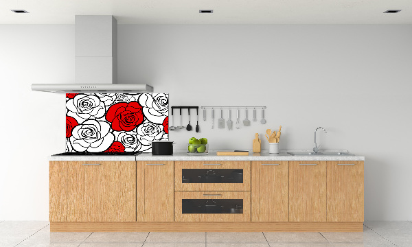 Crédence de cuisine Roses