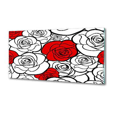 Crédence de cuisine Roses