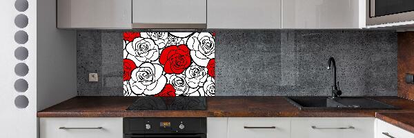 Crédence de cuisine Roses