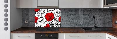 Crédence de cuisine Roses
