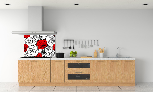Crédence de cuisine Roses