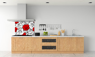 Crédence de cuisine Roses