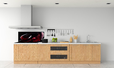 Crédence en verre avec motif Vin rouge