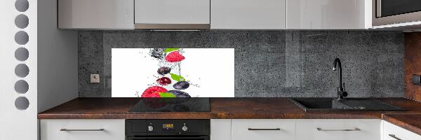 Crédence cuisine en verre Fruits et eau