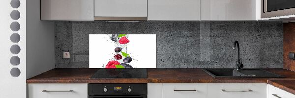 Crédence cuisine en verre Fruits et eau