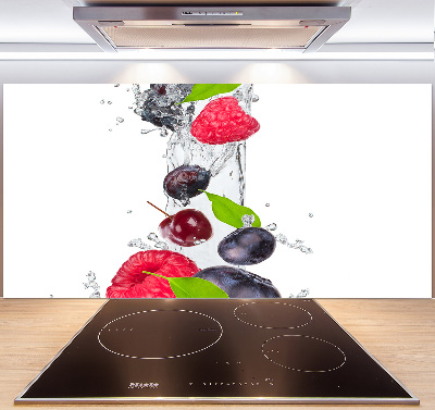 Crédence cuisine en verre Fruits et eau
