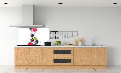 Crédence cuisine en verre Fruits et eau