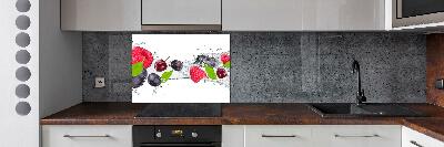 Crédence cuisine en verre Fruits et eau
