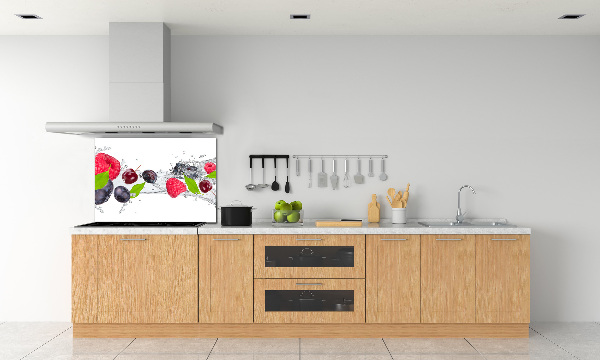 Crédence cuisine en verre Fruits et eau
