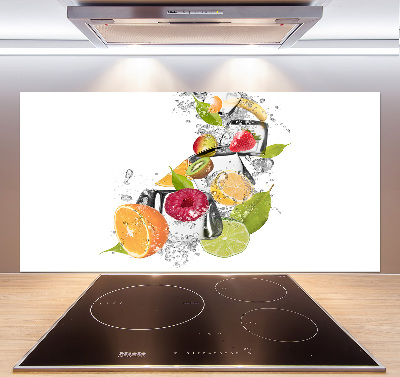 Crédence en verre trempé Fruits sur glace