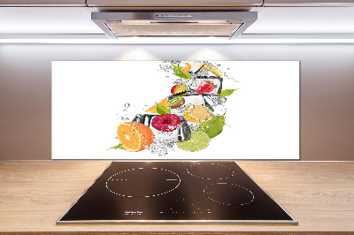 Crédence en verre trempé Fruits sur glace