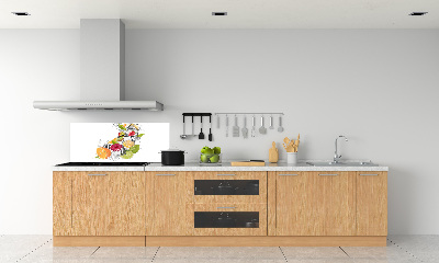 Crédence en verre trempé Fruits sur glace