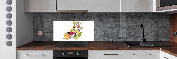 Crédence en verre trempé Fruits sur glace