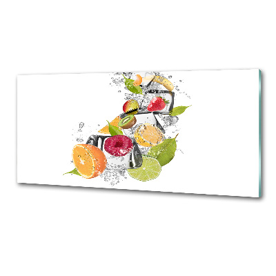 Crédence en verre trempé Fruits sur glace