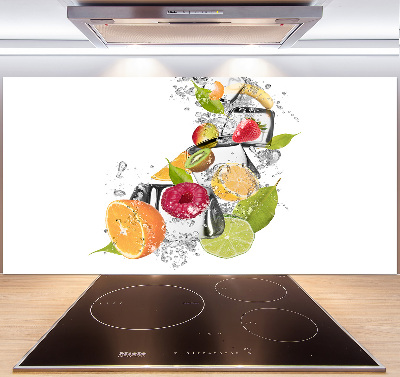 Crédence en verre trempé Fruits sur glace
