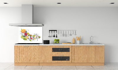 Crédence en verre trempé Fruits sur glace