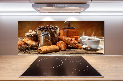 Crédence en verre avec motif Petit déjeuner