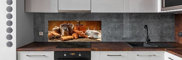 Crédence en verre avec motif Petit déjeuner