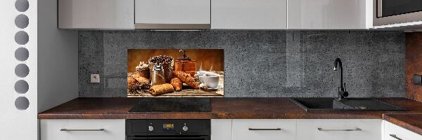 Crédence en verre avec motif Petit déjeuner