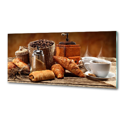 Crédence en verre avec motif Petit déjeuner