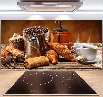 Crédence en verre avec motif Petit déjeuner