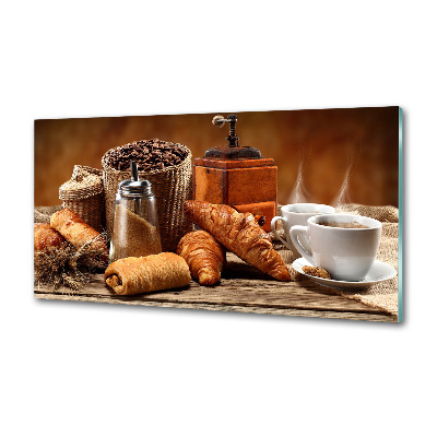 Crédence en verre avec motif Petit déjeuner
