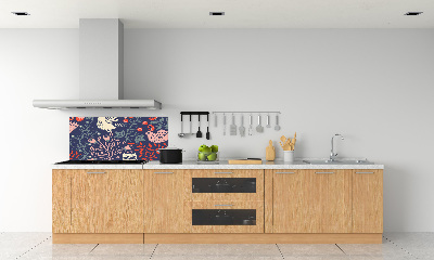 Crédence en verre avec motif Plantes hibou poule