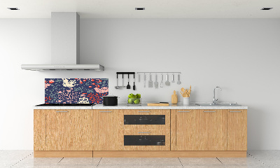 Crédence en verre avec motif Plantes hibou poule