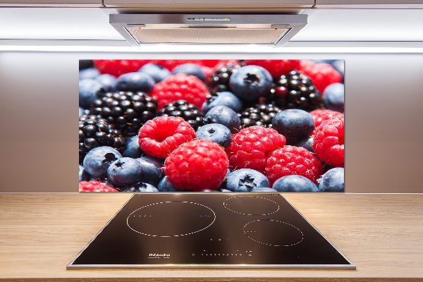 Crédence en verre trempé Fruits de la forêt