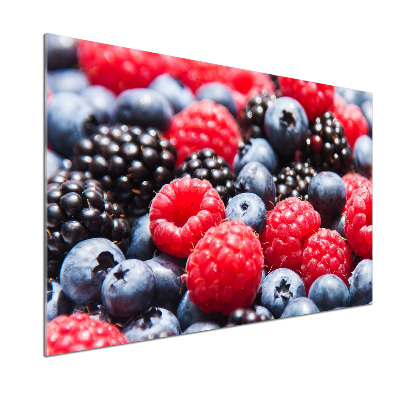 Crédence en verre trempé Fruits de la forêt