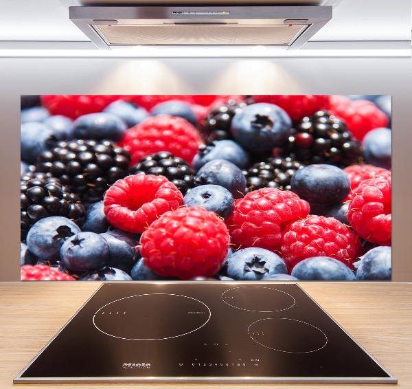 Crédence en verre trempé Fruits de la forêt