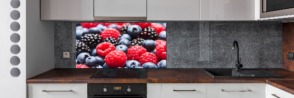 Crédence en verre trempé Fruits de la forêt