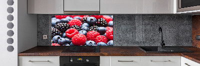 Crédence en verre trempé Fruits de la forêt