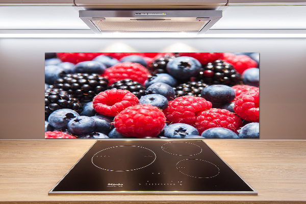 Crédence en verre trempé Fruits de la forêt