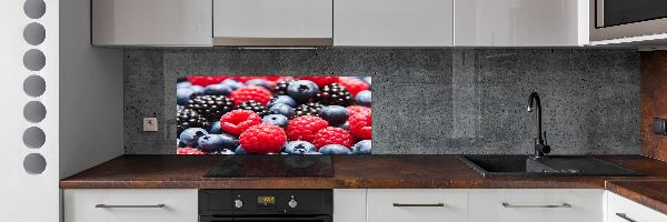 Crédence en verre trempé Fruits de la forêt