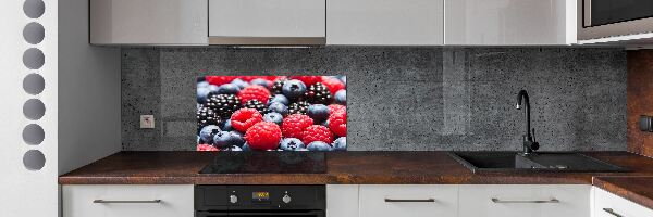 Crédence en verre trempé Fruits de la forêt
