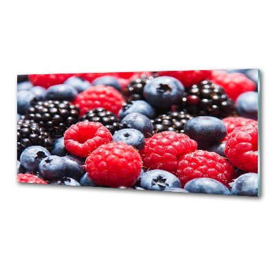 Crédence en verre trempé Fruits de la forêt