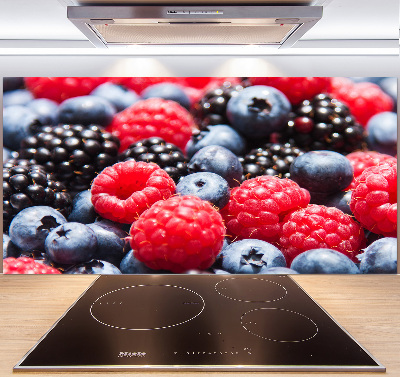 Crédence en verre trempé Fruits de la forêt