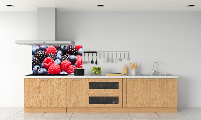 Crédence en verre trempé Fruits de la forêt