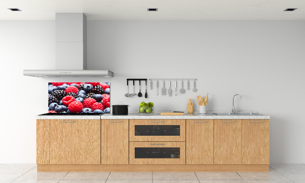 Crédence en verre trempé Fruits de la forêt