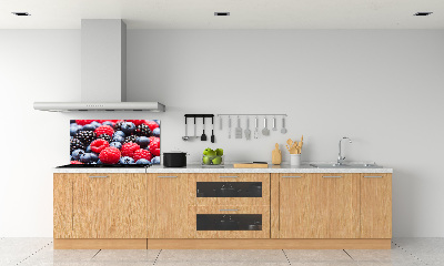Crédence en verre trempé Fruits de la forêt