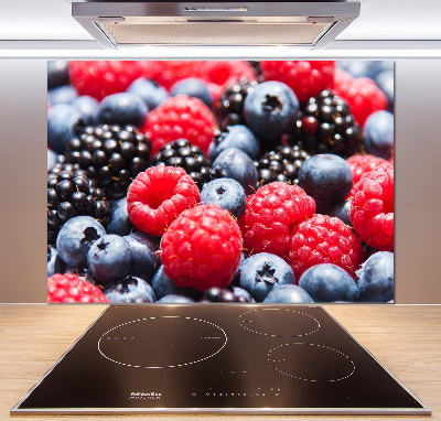 Crédence en verre trempé Fruits de la forêt