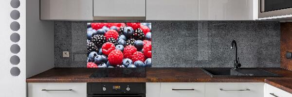 Crédence en verre trempé Fruits de la forêt