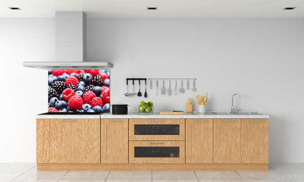 Crédence en verre trempé Fruits de la forêt