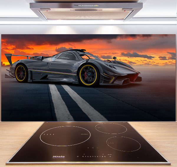 Crédence de cuisine en verre Voiture de course