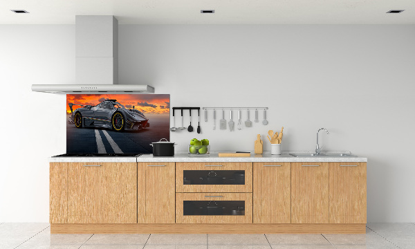 Crédence de cuisine en verre Voiture de course